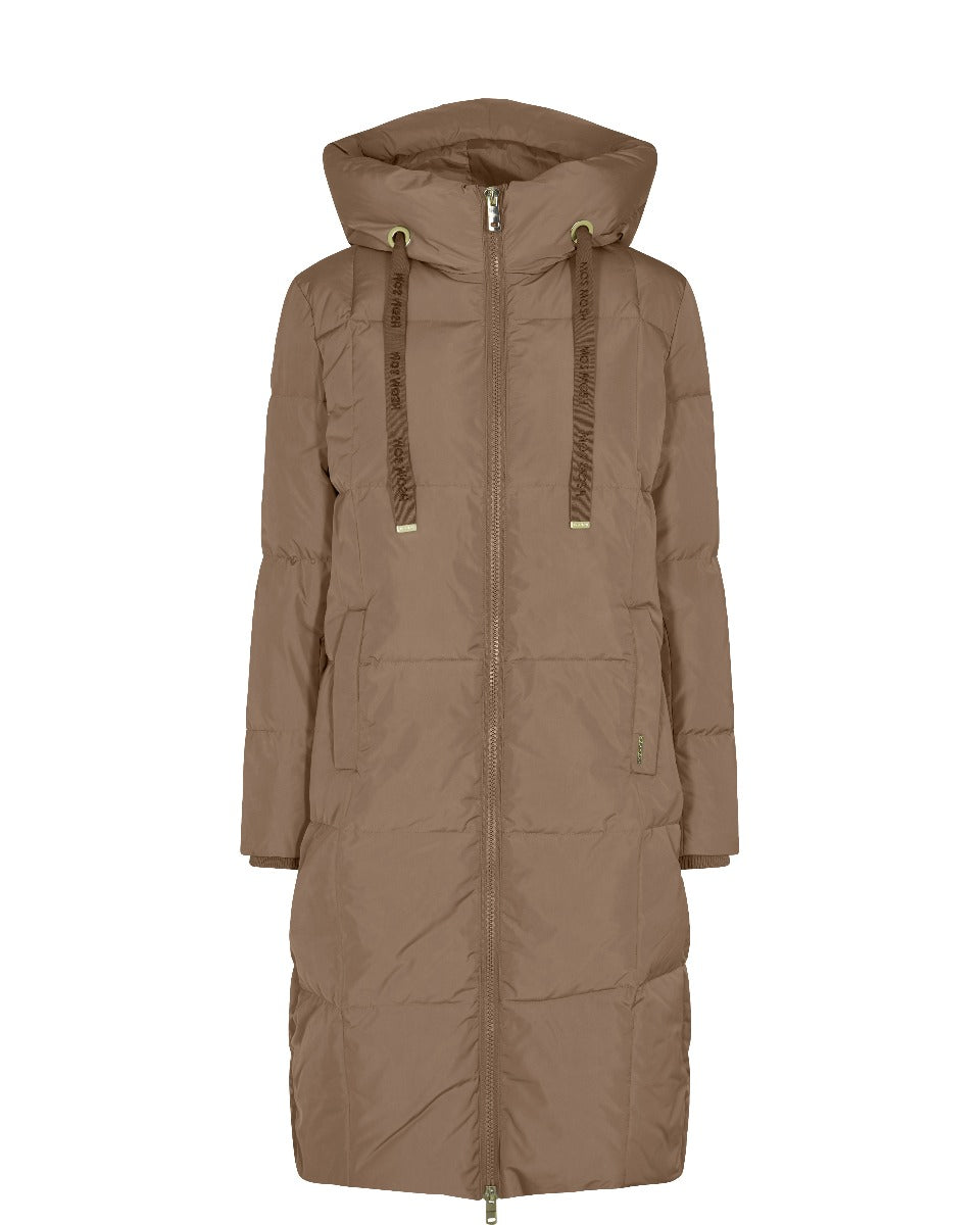 Nova Square dunfrakke - Woodsmoke